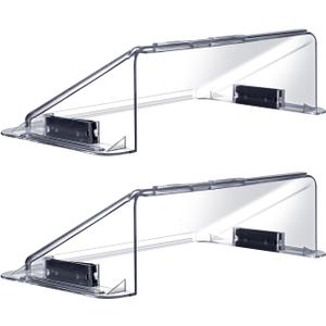 Adjustable Air Vent Deflector for AC,Ceiling, Wall, Floor, 9 to 14 Wide, Baseboard - Magnetic, Heat & Wind Blocker,Vent Covers for Central Conditioner, Heating, Refrigeration, Builder,2 Pack