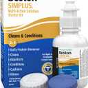Boston SIMPLUS Multi-Action Solution, Travel Kit & Lens Case, Cleans, Disinfects & Conditions Rigid Gas Permeable (RGP) Lens, 1 Fl Oz