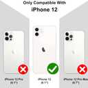 TEAUGHT for iPhone 12 Case with Wrist Finger Strap for Women Girls Men, Cute Luxury Plating Soft TPU Slim Shockproof Protective Cover with Adjustable Wristband Kickstand Holder (Black)