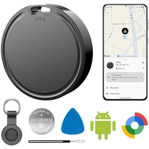 Air Tags for Android,Air Tags-1 Pack Android,Air Tracker Tags with 1 Case,2 Year Battery Life,Google Find Trackers for Google'S Find Hub App,IP65 Waterproof Luggage Tracker Tags for Keys