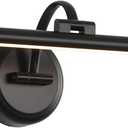 23.62 Inch Dimmable Lights For Pictures On Wall Hard Wired Gallery Light Modern Metal Artwork Wall Lamps, Warm White Picture Lights with Single Swing Arm Art Display Light For Paintings Portrait