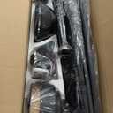 Depuley 52-Inch Ceiling Fan with Light: Black 3 Blade Outdoor Fans for Patios - Dimmable Indoor Fan with Remote APP Control Ultra Quiet DC Motor Reversible 6 Speed Timer