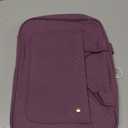 BAGSMART Toiletry Bag Travel Bag with Hanging Hook, Water-resistant Makeup Cosmetic Bag Travel Organizer for Accessories, Shampoo, Full Sized Container, Toiletries (Purple, Medium)