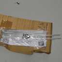 HOYECHI 4 FT Christmas Decorations Outdoor Lighted Reindeer  3-Piece 2D Deer Family Set with 145 Warm White LED Lights for Yard, Lawn, Garden & Porch Holiday Display - White