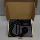 Trucker Bluetooth Headset, Wireless Headset with Mic, Bluetooth Headsets with Dual Noise Cancelling Microphone & Mute Button, 55Hrs Working Time PC Headsets for Cell Phones, Computer, Truck Driver (Black)