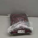 Flygo Womens Long Faux Fur Coats Winter Fluffy Open Front Luxury Overcoat Shaggy Lapel Long Sleeve Fuzzy Warm Cardigan Jacket (Large, Red)