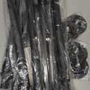 Premade Round Metal Desk Legs, 30 to 45inch Telescoping Round Office Table Legs Heavy Duty Set of 4 Stainless Steel Tube Portable DIY Furniture Screw in Table Legs Sturdy (30-45in)