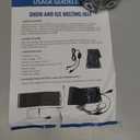 Heated Snow Melting Mats 3 Pack 10" x 30",Upgraded Anti-Slip Electric Snow Walkway Outdoor Mats,Winter Ice Heat Rubber Mat for Stairs Steps Floor (10" x 30" 3PCS)