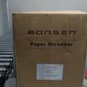 BONSEN 150-Sheet Autofeed Paper Shredder Heavy Duty, 60 Mins Micro-Cut Shredder for Office, 6 Gal Large Capacity Bin P-4 High Security Commercial Document Shredders for Home Office S3114