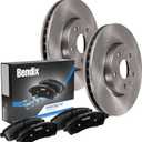 Bendix Premium Front Brake Kit - Replacement Disc Brakes, Rotors and Brake Pads for select Cadillac Escalade, XTS, Chevy Avalanche, Express, Silverado, Suburban, Tahoe, GMC Savana, Sierra Yukon