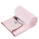 Heathyoga Yoga Mat Towel Non Slip for Hot Yoga Towel with Silicone Grip & Free Spray Bottle, 72"X26" Extra Large Microfiber Yoga Towel for Bikram, Pilates, Fitness