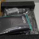 llano V12 Laptop Cooling Pad, Gaming Laptop Cooler Stand with 5.5inch Powerful Turbo Fan, Adjustable Speed, Touch Control, 3-Port USB A, for Fast Cooling Laptop 15.6-19in, Black (No RGB)