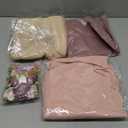 Buryeah 7 Pcs Baby Photoshoot Props Wrap Kit Includes 3 Pcs, 66.9 x 35.4'' Newborn Photography Props 4 Pcs Baby Flower Headband Photo Supplies for Boy Girl Infant Toddler