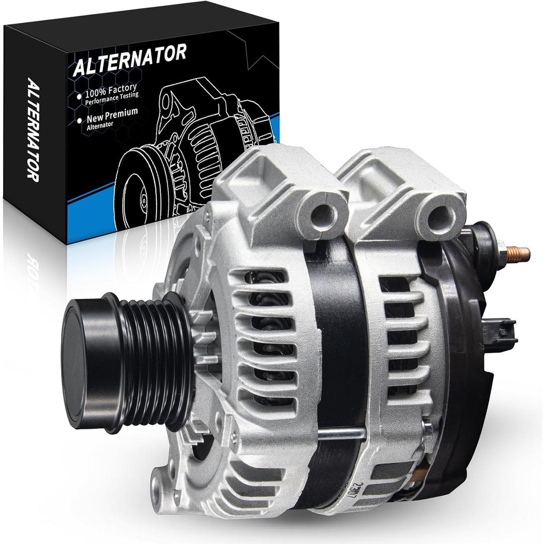 Upgraded Alternator for:-Chrysler Town and Country 2011 2012 2013 2014 2015 2016 3.6 L, for:-Dodge Grand Caravan Avenger Journey For:-Ram C/V 3.6L, 160Amp 04801624AD (ALL NEW)