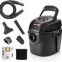Shop-Vac 2021005 1 Gallon Micro Wet/Dry Vacuum, 1.0 Peak HP, 1.25 Inch Diameter x 4 Foot Hose, 6 Food Cord, Lightweight And Portable, Quick Wet/Dry Pickup