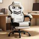 GTPLAYER Gaming Chair for Adults, Ergonomic High Back Chair with Footrest