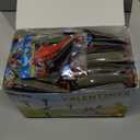 28 Pack Valentines Day Cards for Kids School with Flying Airplanes Set, Valentines Party Favors for Kids, Helicopter Launcher Toy, Valentines Day Gifts for School Classroom Exchange Prizes Boys Girls