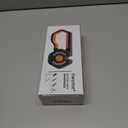 6-Stage Knife Sharpener - Premium Kitchen Knife Sharpeners - Adjustable Handheld Manual Knife Sharpeners for Kitchen Knives, Scissor and Chef Knife.Easy for beginners to use (ORANGE)