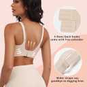 Summer Clearance Women's Clothing - Wireless Bras for Women - No Underwire Soft Comfort T-Shirt Bra (Large, Nude)
