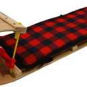201339 ERA Streamridge Grizzly 4ft Toboggan with Plaid Pad