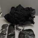 Girls Black Princess Costume Dress Up Costume Halloween Cosplay Party Outfit for Girls with Wig Belts Socks Golves Size 13-14 (Classic Black Material)