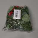 5.9 Feet Eucalyptus Leaves Red Berry Norfolk Pine Christmas Greenery Garland for Table, Mantle, Wall, Indoor, Outdoor Christmas Decorations