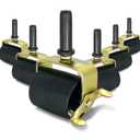 6 PCS Heavy Duty Locking Metal Casters for Bed Frame Replacement Parts, Rollers, Wheels for Furniture Socket