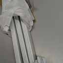 ZOFGENOW Clothes Drying Rack Wall Mounted Foldable, Retractable & Collapsible(Tri-Fold) Space-Saving Aluminum Laundry Drying Rack for Indoor & Outdoor Use - Laundry Rooms, Bathroom & Balconies (White)