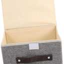 GLEAVI Foldable Clothes Storage Box Laundry Organizer Closet Organizer Multi-purpose Storage Box