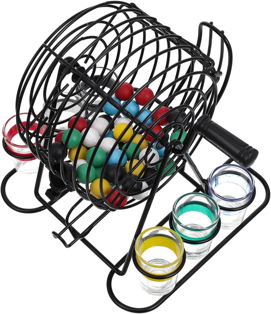 1set Multi-Purpose Lottery Machine Toy for Creative Desktop Games for Parties and Events Fun Educational Game Plaything for Boys and Girls and Adults