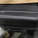 26" Hardside Medium Checked Luggage, Expandable For Up to 15% More Space, With Scratch-Resistant Surface, Four Multi-directional Wheels, Black