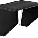 QWORK LCD Video Monitor Hood Sunshade, 7" All-Sides Coverage Sun Shade