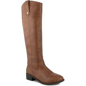 LONDON FOG Womens Irie Riding Boot, Regular and Wide Calf colors, Size 9,5M