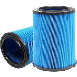 2 Pack 3-Layer VF5000 Replacement Filter for Rigid Shop Vac 5-20 Gallon Wet Dry Vacuums, fits RV2400A RV2400HF RV2600B WD06700 WD0671 WD0671EX0 WD0970 WD09700 WD1270 WD1450 WD1680 WD1851