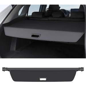 Cargo Cover Compatible with Volvo XC90 2016-2025 Accessories Canvas Texture Retractable Trunk Cover Security Shield Luggage Privacy (Canvas)