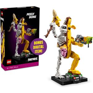 LEGO Fortnite Peely Bone - Collectible Fortnite DIY Kit for Adults, Ages 18+ - Building Set for Home Decor, Office or Bedroom - Gift Idea for Fans of Video Game - 77072
