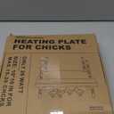 Chick Brooder Heating Plate with Anti Stand Cone, Adjustable Height Brooder Heater for Chicks, Downward Heat Distribution for Outdoor Barns & Coops (10" x 10" with Temp. Adjustments & Black)