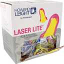 Howard Leight by Honeywell Laser Lite High Visibility Disposable Foam Earplugs, 100-Pairs, Pink/Yellow, LL-30