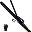 abp 1 Inch Curling Iron Extra Long Barrel with Ceramic Coating for Long/Medium Hair,LED Display Instant Heat up to 450F with clamp,Hair Waving Style Tool Girls & Women