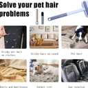 Cat Hair Remover 4-in-1 Multi-Functional Pet Hair Remover Brush,17.7Inch, Reusable Washable Lint Cleaner for Dog and Cat Hair, Gentle on Furniture, Sofas, Pet Beds, Bedding, Carpets, Clothing