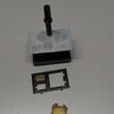 Dollhouse Kitchen Stove Long Chimney 1:12 Scale Simulation Miniature Stove Vintage Iron Dollhouse Decor Accessories, Miniature Kitchen