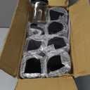 24 Pack, 8 OZ Thick Glass Jars with Metal Lids, Clear Round Candle Making Jars,Empty Food Storage Containers, Mason Canning Jar For Spice, Powder, Liquid, Sample, Lotion, Cosmetic,Dishwasher Safe