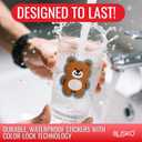 Printable Vinyl Sticker Paper - 30 Sheets 8.5x11 Sticker Paper for Inkjet Printer, Quick-Drying, Waterproof, Vivid Colors & Tear-Resistant, Easy to Cut, Cricut Compatible, DIY Sticker & Labels