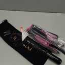 DORISILK 500 Degree High Temp Professional Hair Straightener30s Fast Heating Ceramic Flat Iron 2 in 1 Hair Straightener and CurlerPlasma Flat Iron Get Frizz-Free Dual Voltage for Travel Using