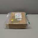 Cholemy 50 Pieces Christmas Gift Bags Snowflake Red and White Kraft Paper Bags with Handles for Winter Xmas Party Favor Goody, 5.91 x 3.15 x 8.27 Inches(Santa Claus)