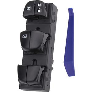 Master Window Switch Power Control Button Compatible with 2013-2018 Nissan Altima/Leaf/Juke, 2013-2019 Sentra, 2014-2017 Rogue, Replaces OEM 25401-3TA5A