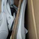 Smug Drafting Chair with Flip-up Arms, Height Adjustable Standing Tall Office Desk Chair with Foot Ring, Ergonomic Swivel Computer Chairs with Rolling Wheels, Grey