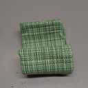 Kevin Textile Pack of 2 Spring Decorative Outdoor Waterproof Throw Pillow Covers Stripe Square Pillowcases Modern Cushion Cases for Patio Couch Bench 20 x 20 Inch Sage Green