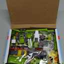 Oriate Kids Farm Toys Realistic Tractor Vehicle Playset, Diecast Car Set Educational Mini Farm Animals with Flatbed Trailer, Birthday Gift for Children 3 Year Old