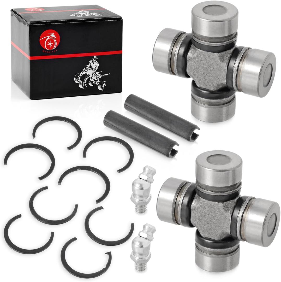 2x Front & Rear driveshaft u-joint For Polaris Ranger RZR Scrambler Sportsman 300 325 330 425 400 500 570 700 EV 800 850 900 1000 Turbo General 1000 4 XP EPS